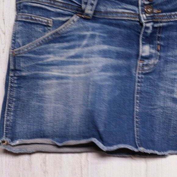Sicko 19 by Pull & Bear Denim Mini Skirt Size 28 - Picture 3 of 8